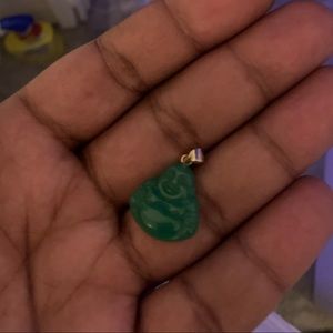 14k Gold Buddha Pendent